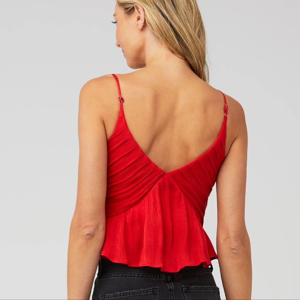 Line & Dot Rianne Tank Top Red - Picture 7 of 10
